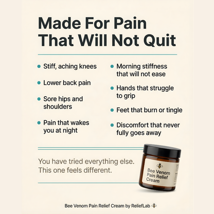 Bee Venom Pain Relief Cream